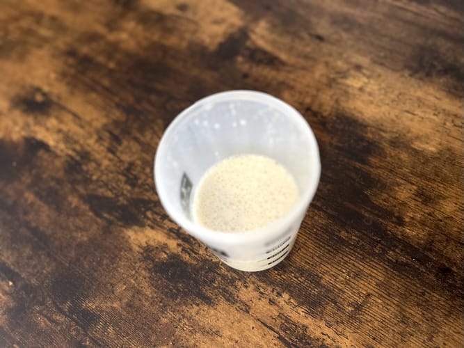 シェイク直後中身